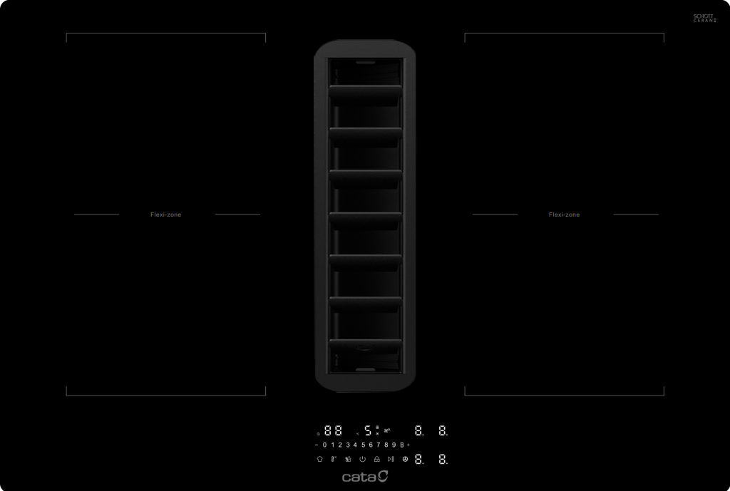 CATA 700 -CATDD77CHF 77cm Vented Induction Downdraft Hob