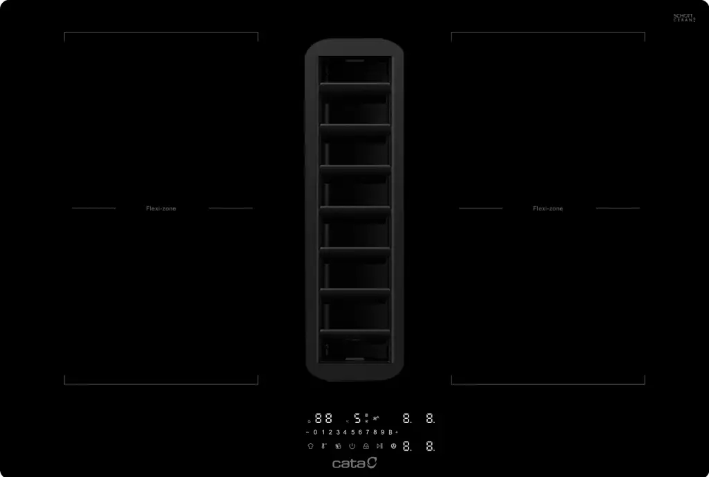CATA 700 -CATDD77CHF 77cm Vented Induction Downdraft Hob