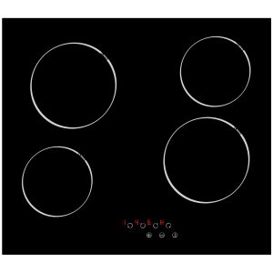 CATA 100 - 60cm 4 Zone Ceramic Hob Black