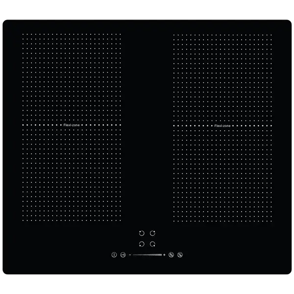 ICONFLEX60F CATA 500 - 60cm 4 Zone Flex Induction Hob Black