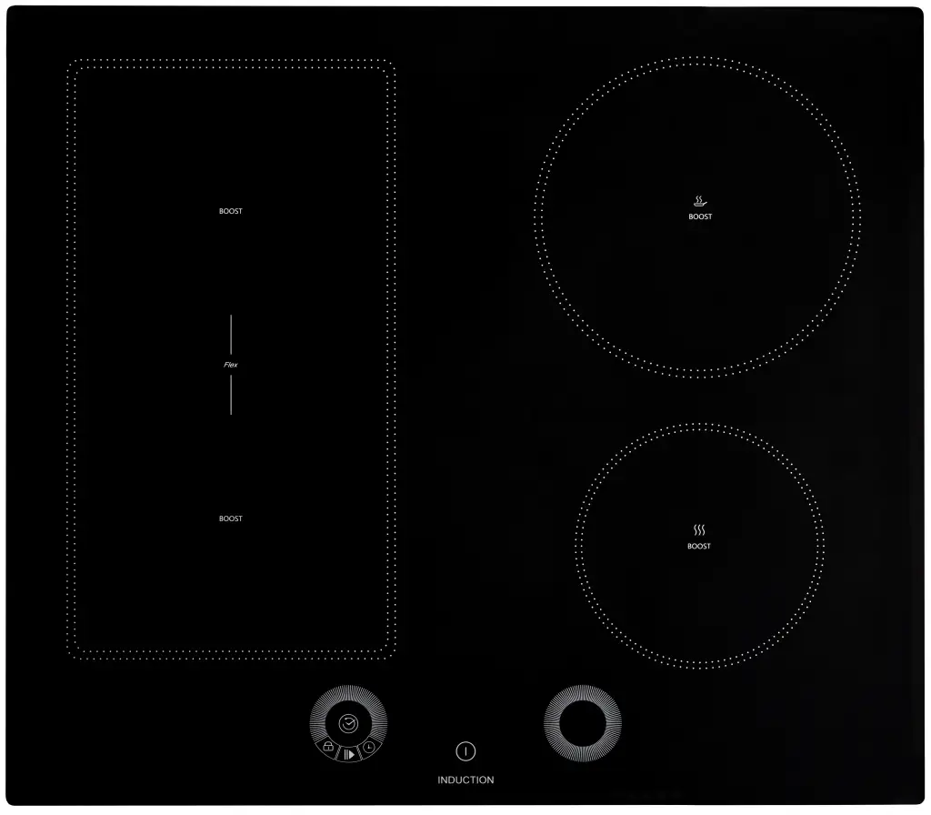 60cm 4 Zone Flex Boost Induction Hob – Multi-Zone Cooking with Power Boost Technology